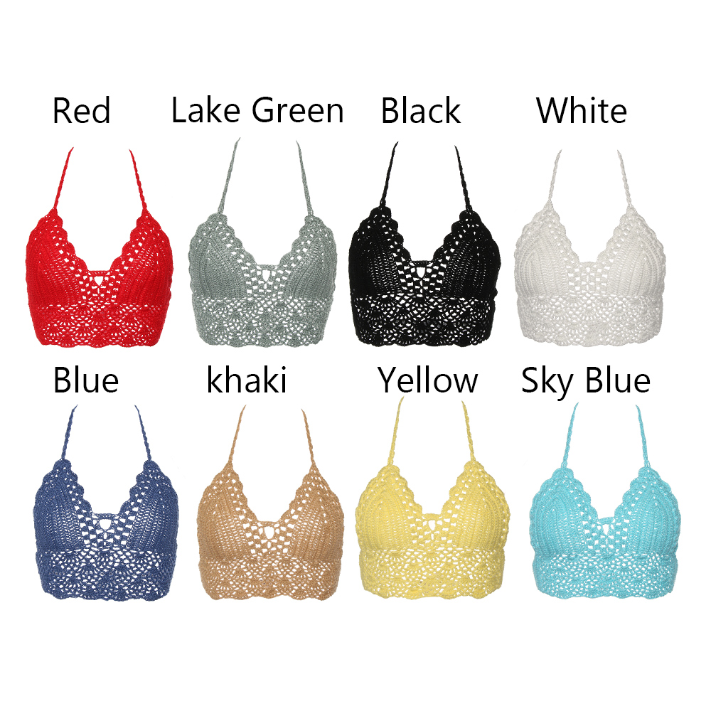 Suspender Tank Top - New Sexy Bikini Crop Top Crochet