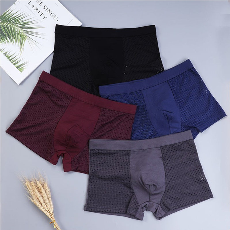 8pcs/Lot Underwear Boxer short - Bamboo Fiber Trunk のレビューと価格