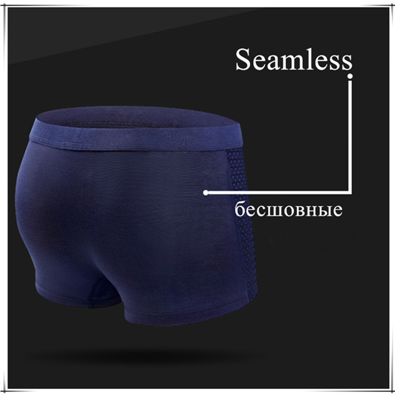 8pcs/Lot Underwear Boxer short - Bamboo Fiber Trunk のレビューと価格