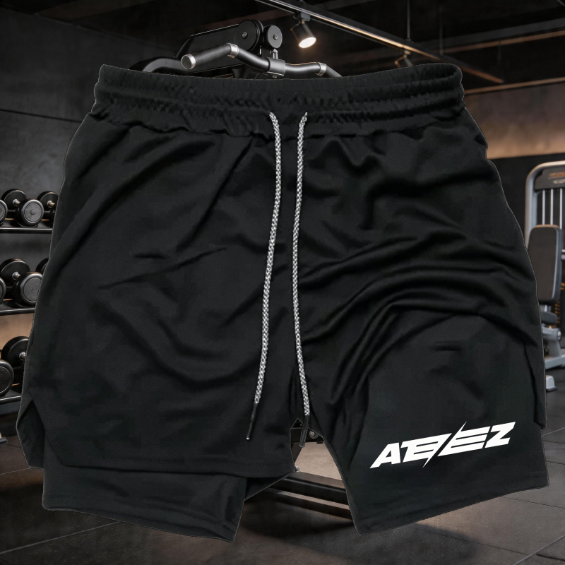 Cross Print 2 in 1 Workout Run - Compression Shorts Athletes のレビューと価格