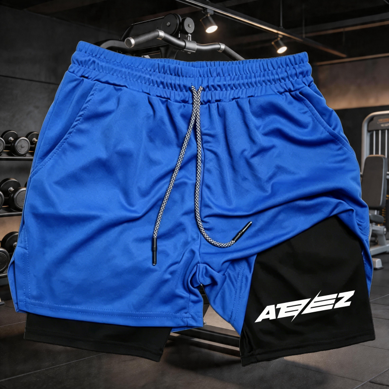 Cross Print 2 in 1 Workout Run - Compression Shorts Athletes のレビューと価格