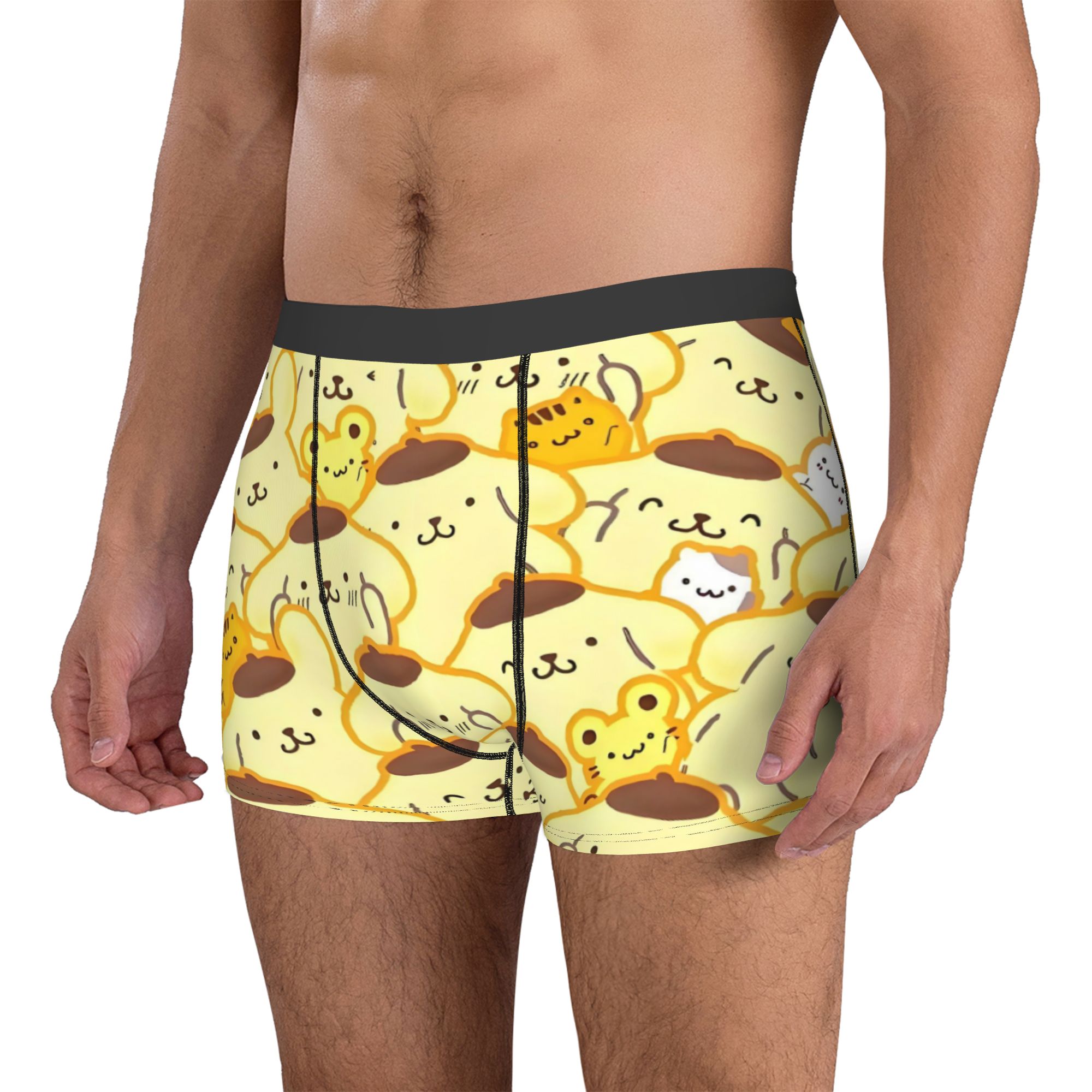 Cartoon Pompompurin Underwear  - Boxer Shorts Modal のレビューと価格