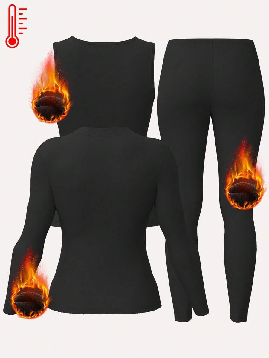 3pcs Women's Thermal Lined The - Quick Dry Underwear のレビューと価格