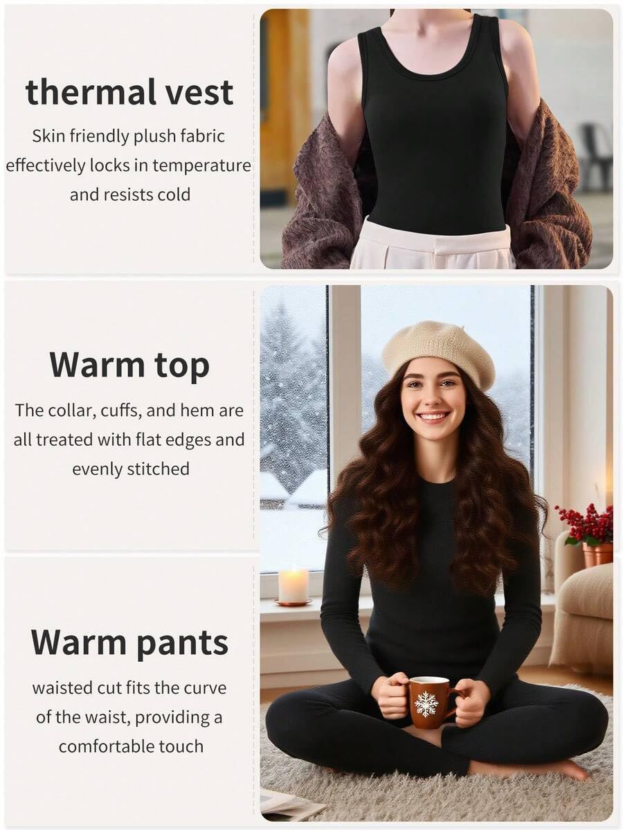 3pcs Women's Thermal Lined The - Quick Dry Underwear のレビューと価格