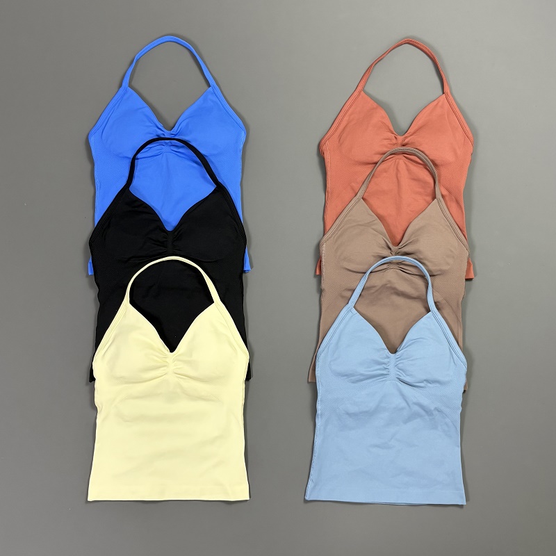 Sports Tank Top Women Halter V - Suspender Tank Top のレビューと価格