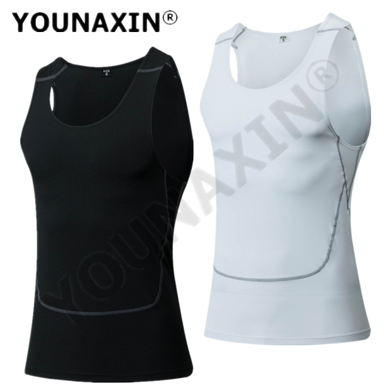 Men Black Sport Skinny Vest Ti - Base Layer Top のレビューと価格