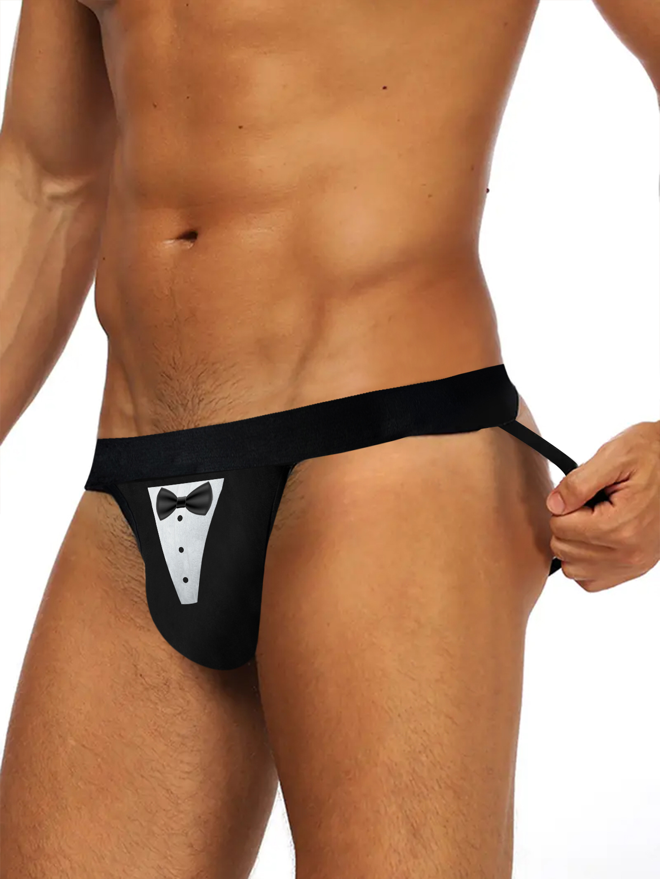 T-back Thongs with Bow Ties Pr - Trunk Breathable Men のレビューと価格