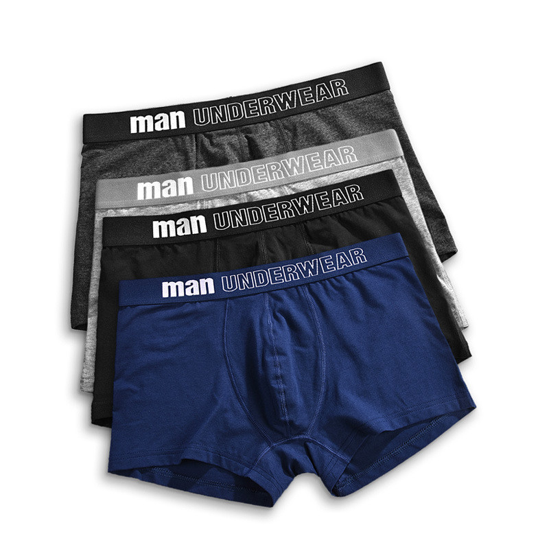 4pcs/Lot Mens Underwear Cotton - Multi Pack Underwear のレビューと価格