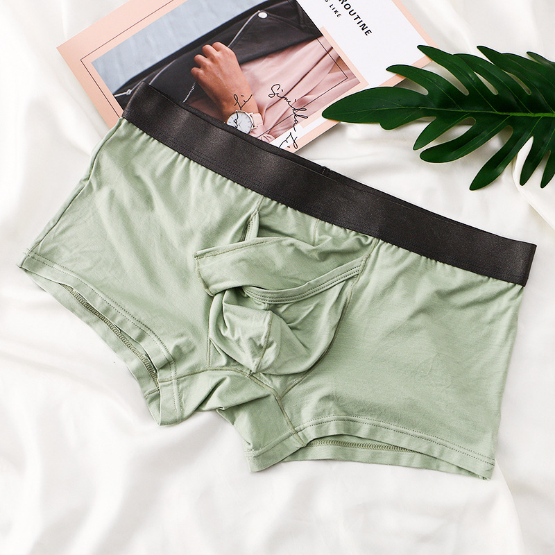 Men's Bamboo Fiber Boxer Brief - Bamboo Fiber Trunk のレビューと価格