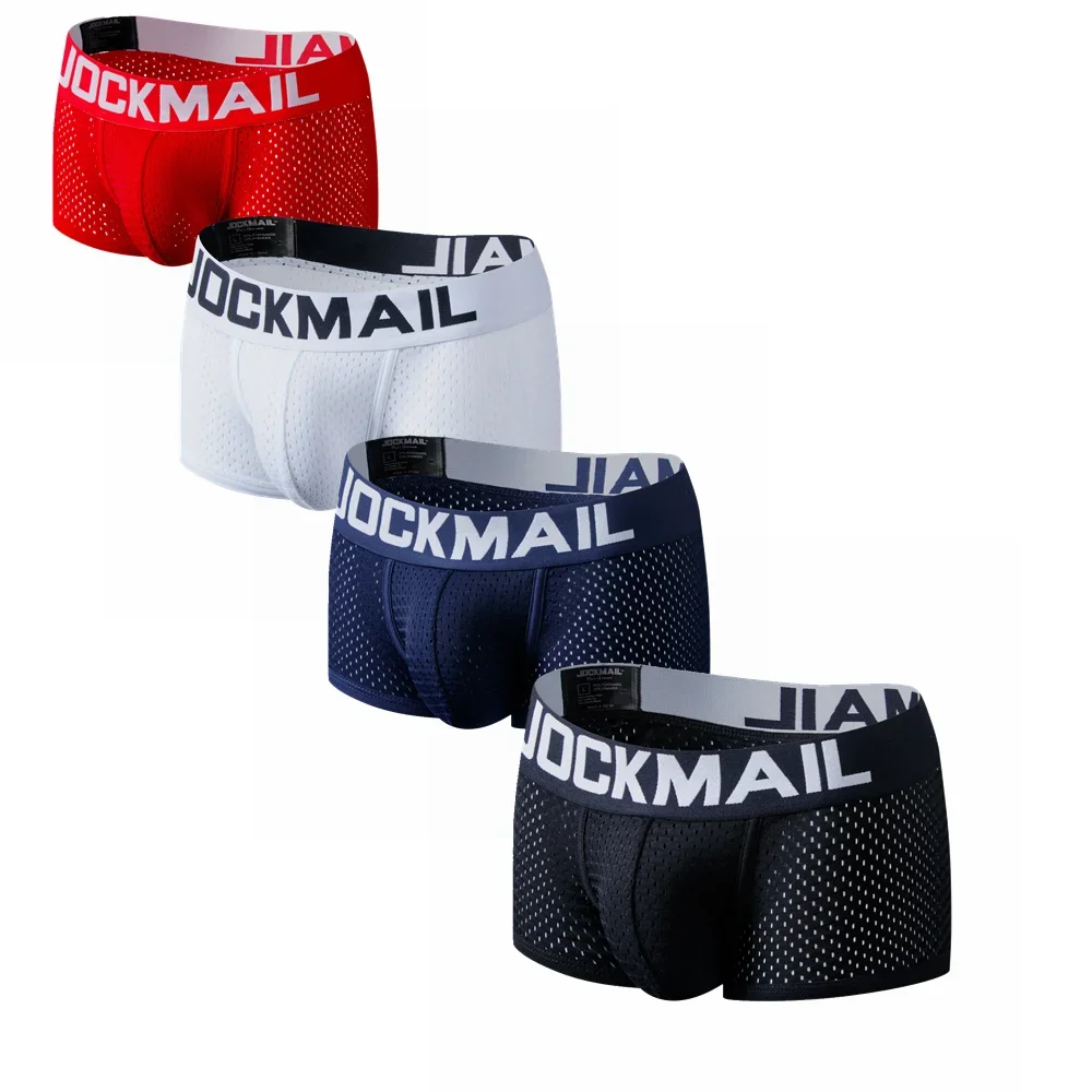 JOCKMAIL 4PCS/Lot Boxer Men Me - Multi Pack Underwear のレビューと価格