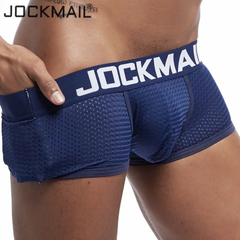 JOCKMAIL 4PCS/Lot Boxer Men Me - Multi Pack Underwear のレビューと価格