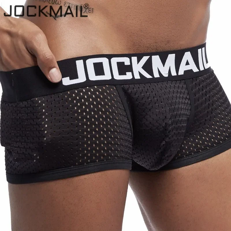 JOCKMAIL 4PCS/Lot Boxer Men Me - Multi Pack Underwear のレビューと価格