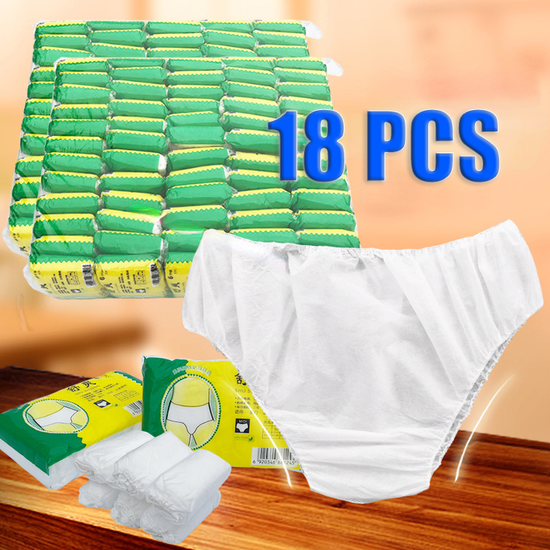 18Pcs/Set Unisex Disposable No - Multi Pack Underwear のレビューと価格