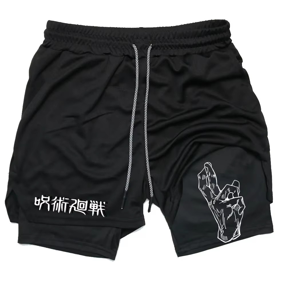 Anime Jujutsu Kaisen Gym Short - Compression Shorts Athletes のレビューと価格