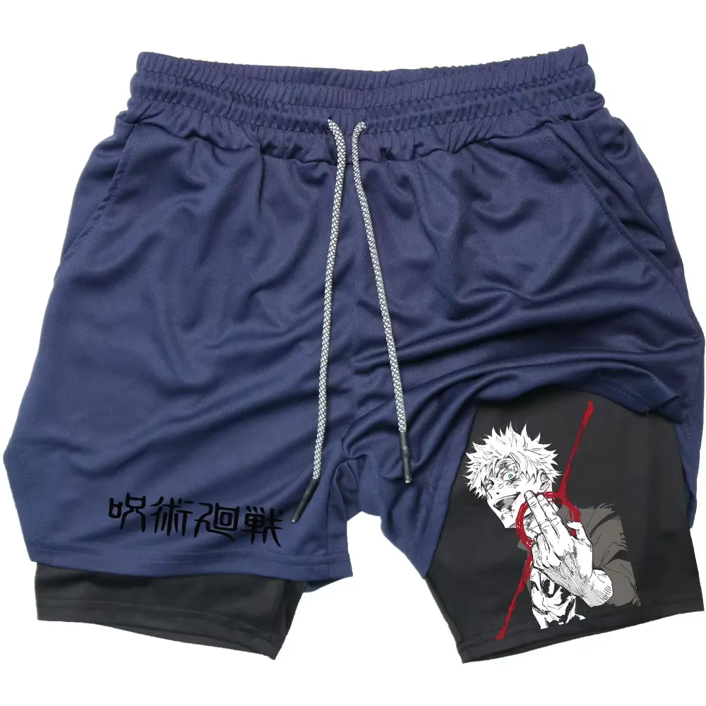 Anime Jujutsu Kaisen Gym Short - Compression Shorts Athletes のレビューと価格