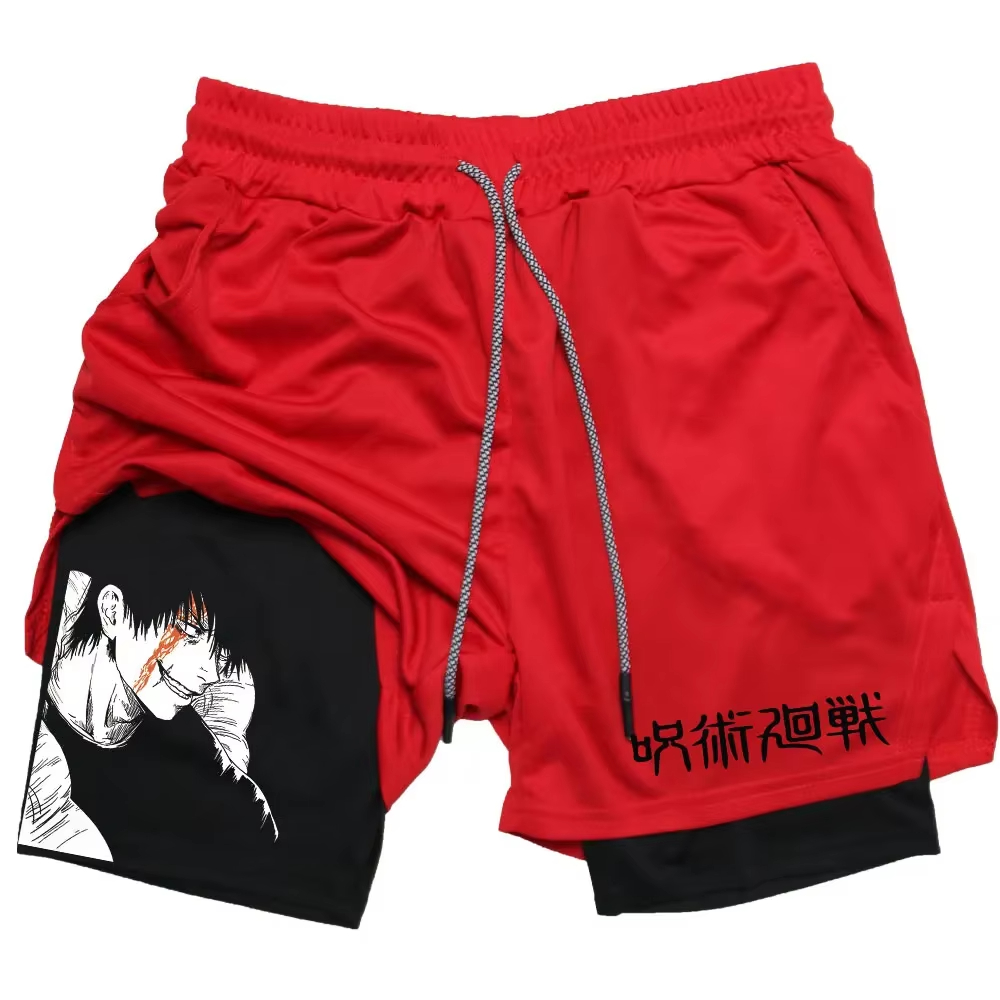 Anime Jujutsu Kaisen Gym Short - Compression Shorts Athletes のレビューと価格