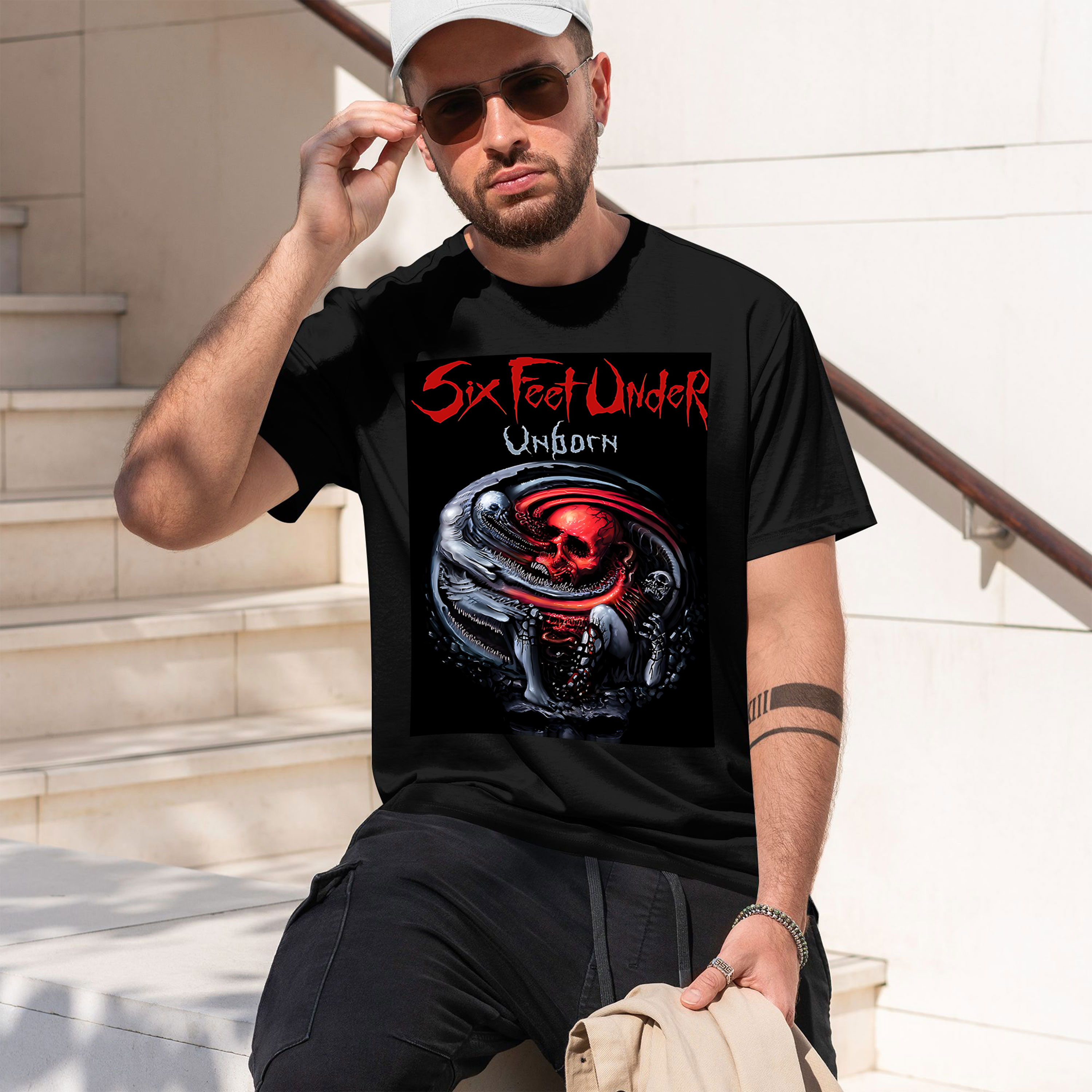 Six Feet Under – Unborn back 2 - Undershirt Crew Neck のレビューと価格