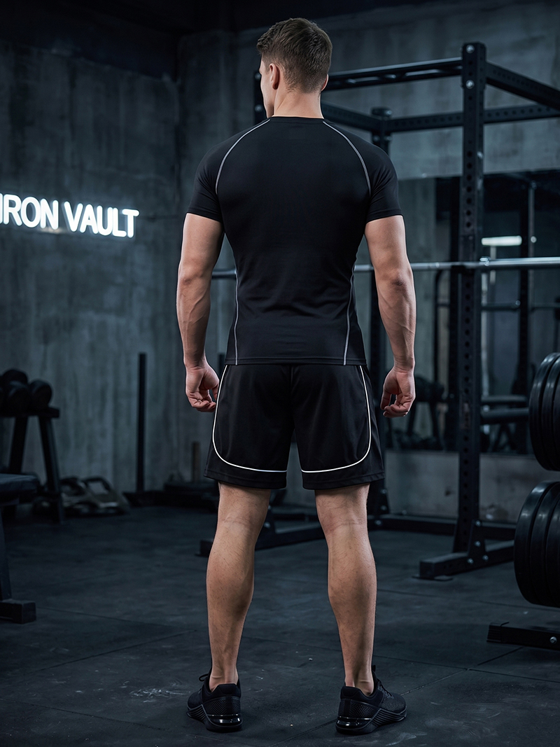 Men's Workout Running Gear 2 P - Compression Shorts Athletes のレビューと価格