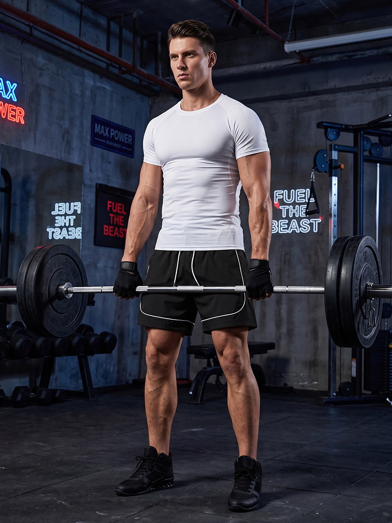 Men's Workout Running Gear 2 P - Compression Shorts Athletes のレビューと価格