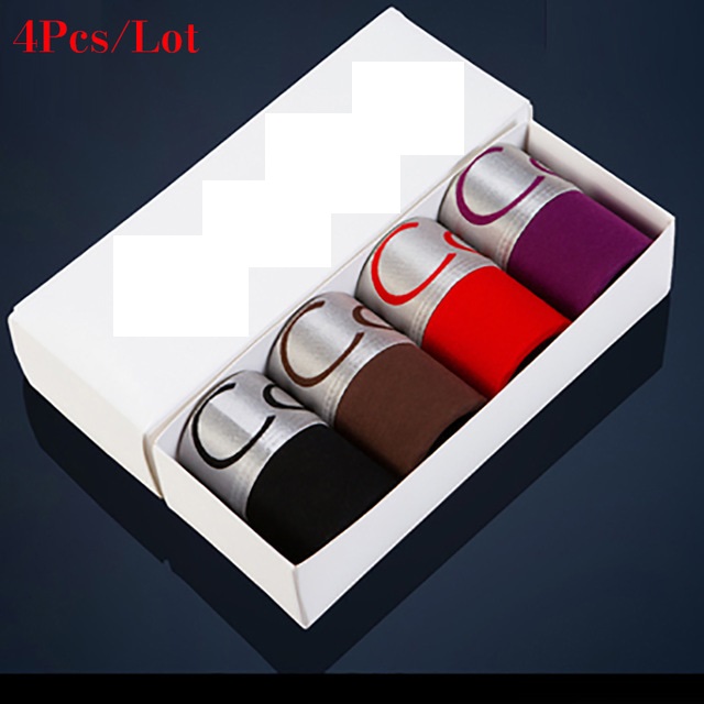 4Pcs/Lot Mens Underwear Boxers - Multi Pack Underwear のレビューと価格