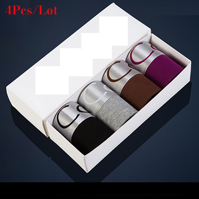4Pcs/Lot Mens Underwear Boxers - Multi Pack Underwear のレビューと価格