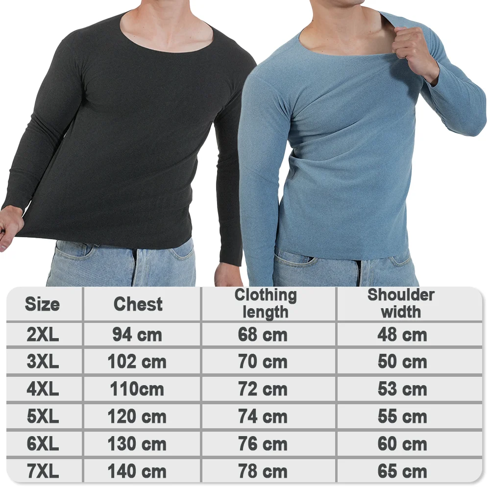 Men Thermal Underwear Long Sle - Undershirt Crew Neck のレビューと価格