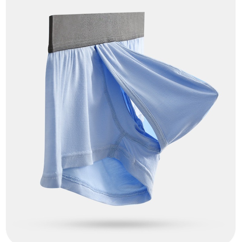 Men Bamboo Fiber Boxer Briefs  - Bamboo Fiber Trunk のレビューと価格