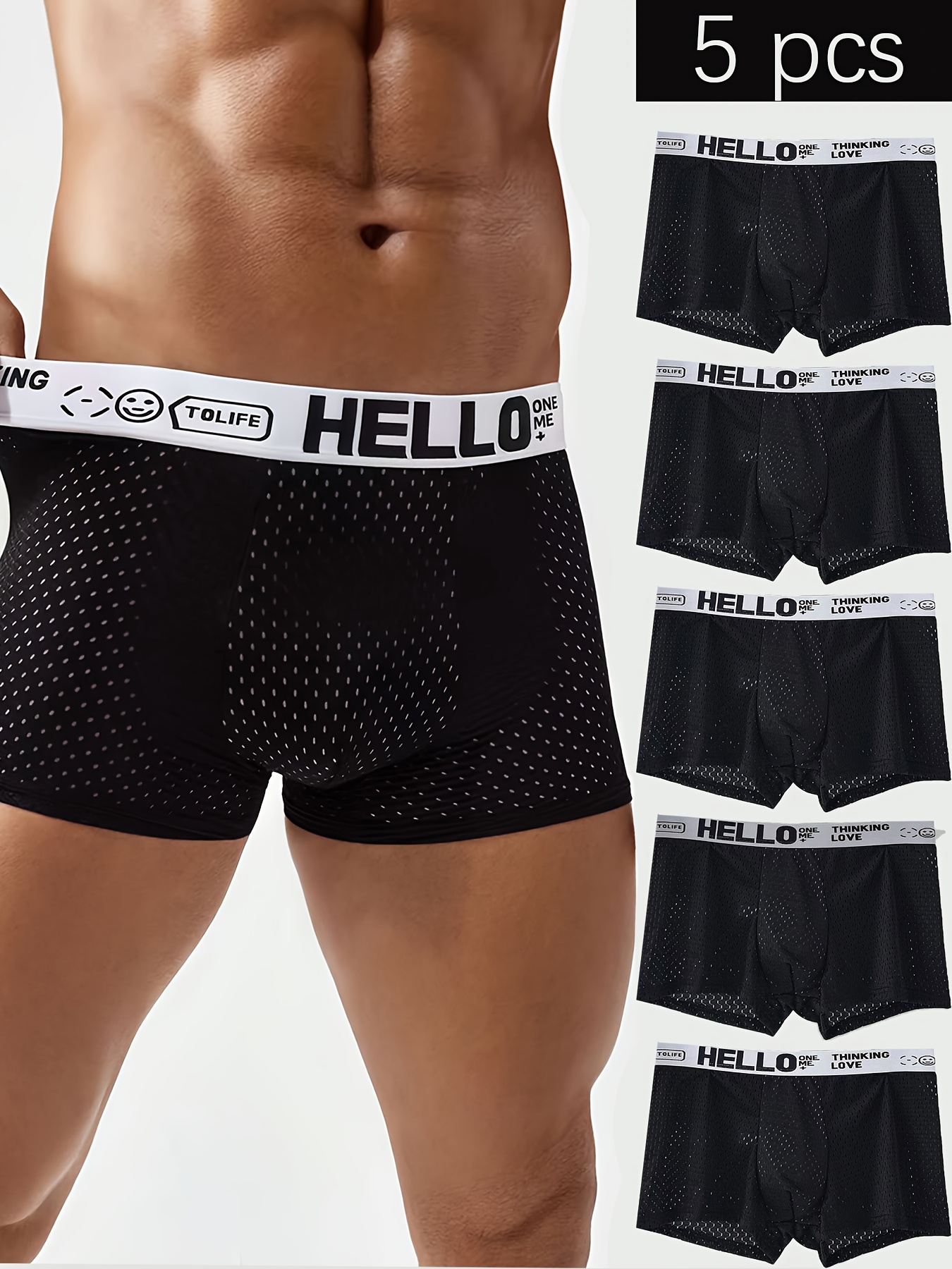Men's Boxers Satin Ice Silky U - Pouch Boxer Pouch のレビューと価格