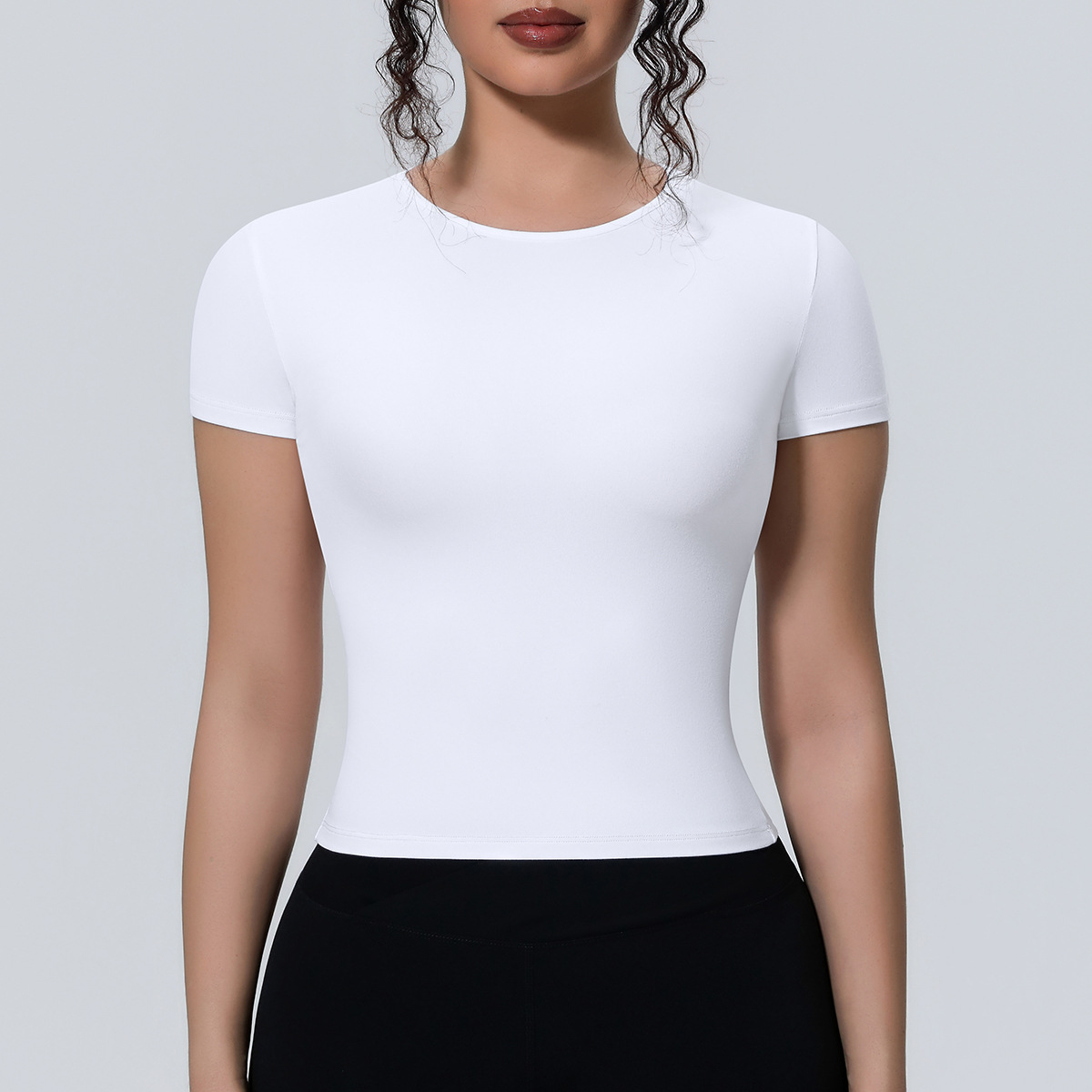 Women's Tight Fitting Sports T - T Shirt Tight Fit のレビューと価格