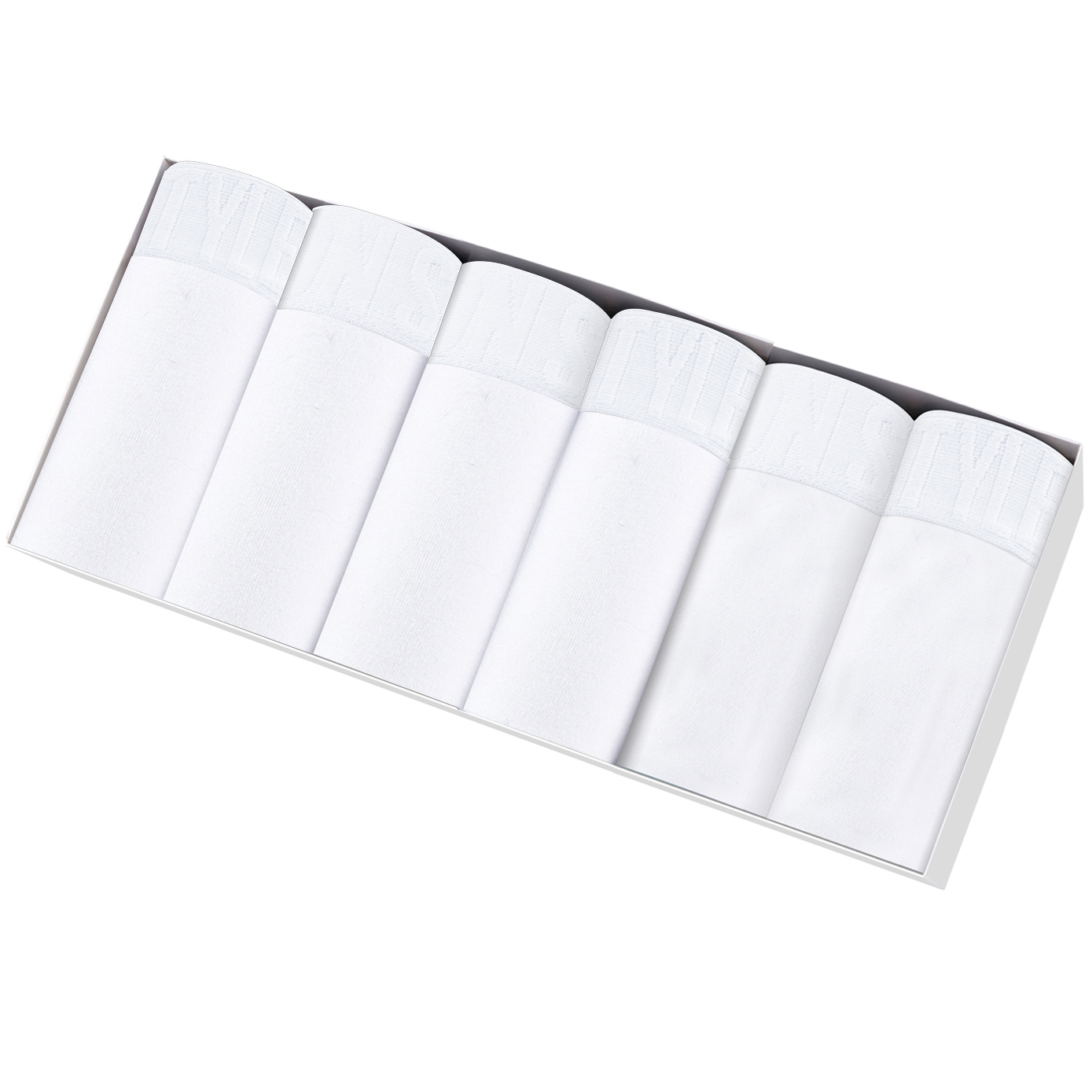6Pcs White Boxers Man Sexy Und - Boxer Brief Pack Cotton のレビューと価格