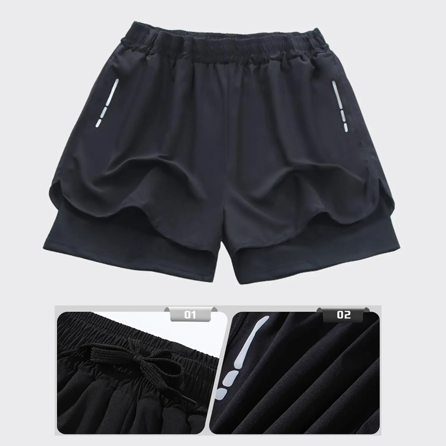 Men's Swim Trunks Quick Dry At - Compression Shorts Athletes のレビューと価格