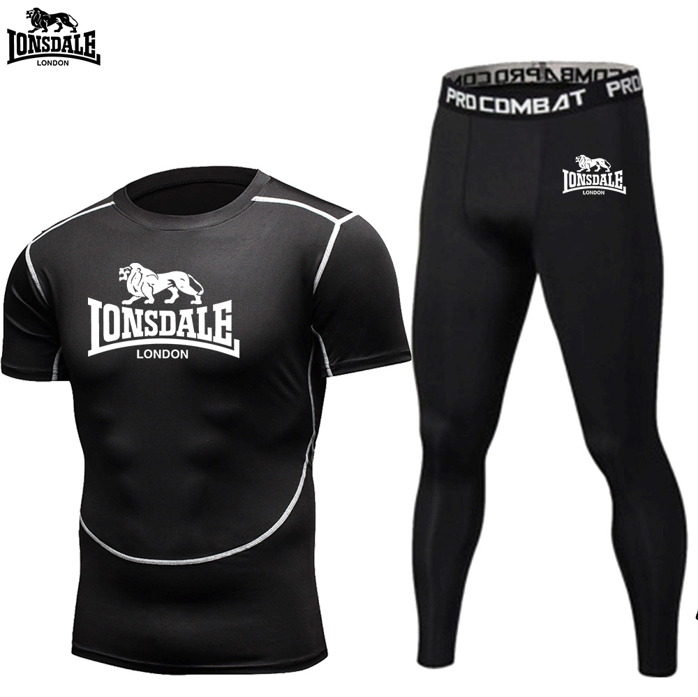 LONSDALE Graphic Print Long Sl - Compression Long Pant のレビューと価格