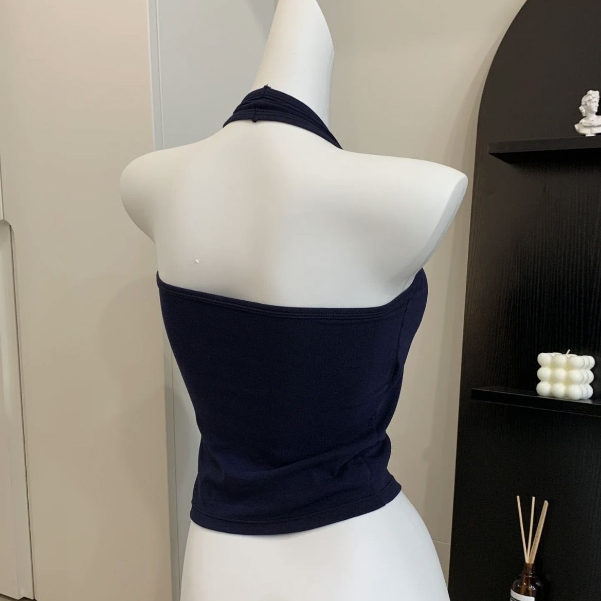 Halter Neck Tank Top Women Sle - Suspender Tank Top のレビューと価格
