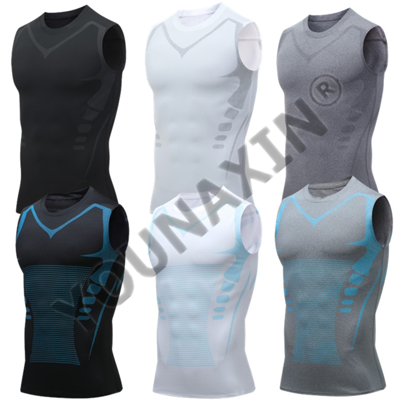 3 Pieces Men's Sleeveless T-Sh - Base Layer Top のレビューと価格