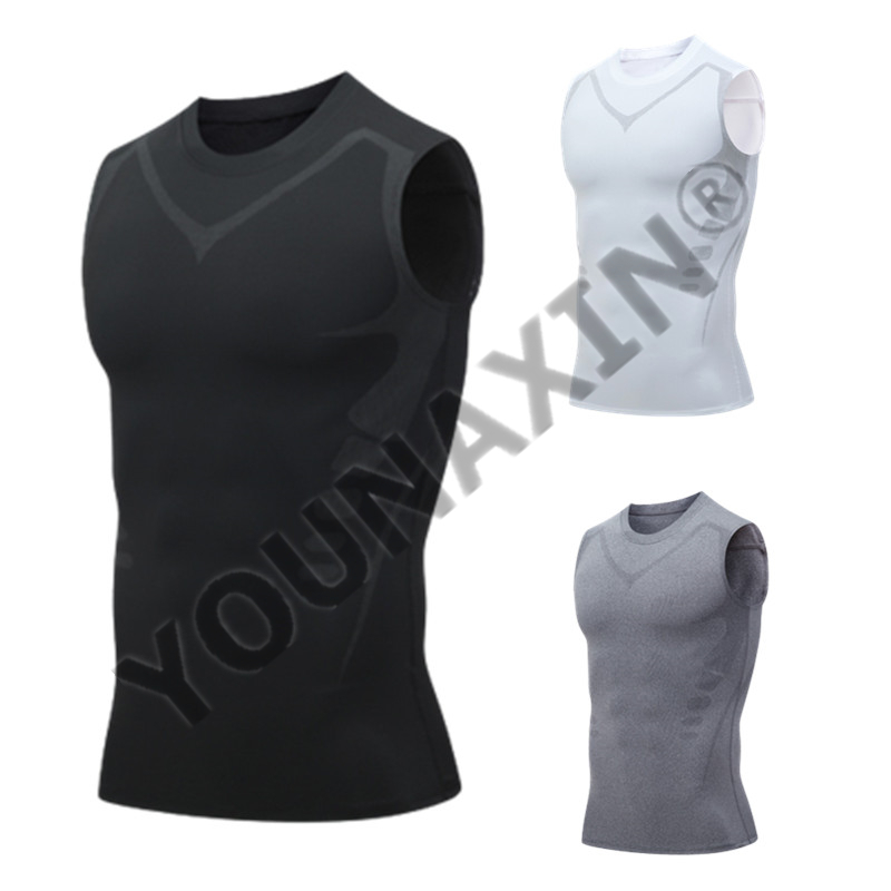 3 Pieces Men's Sleeveless T-Sh - Base Layer Top のレビューと価格