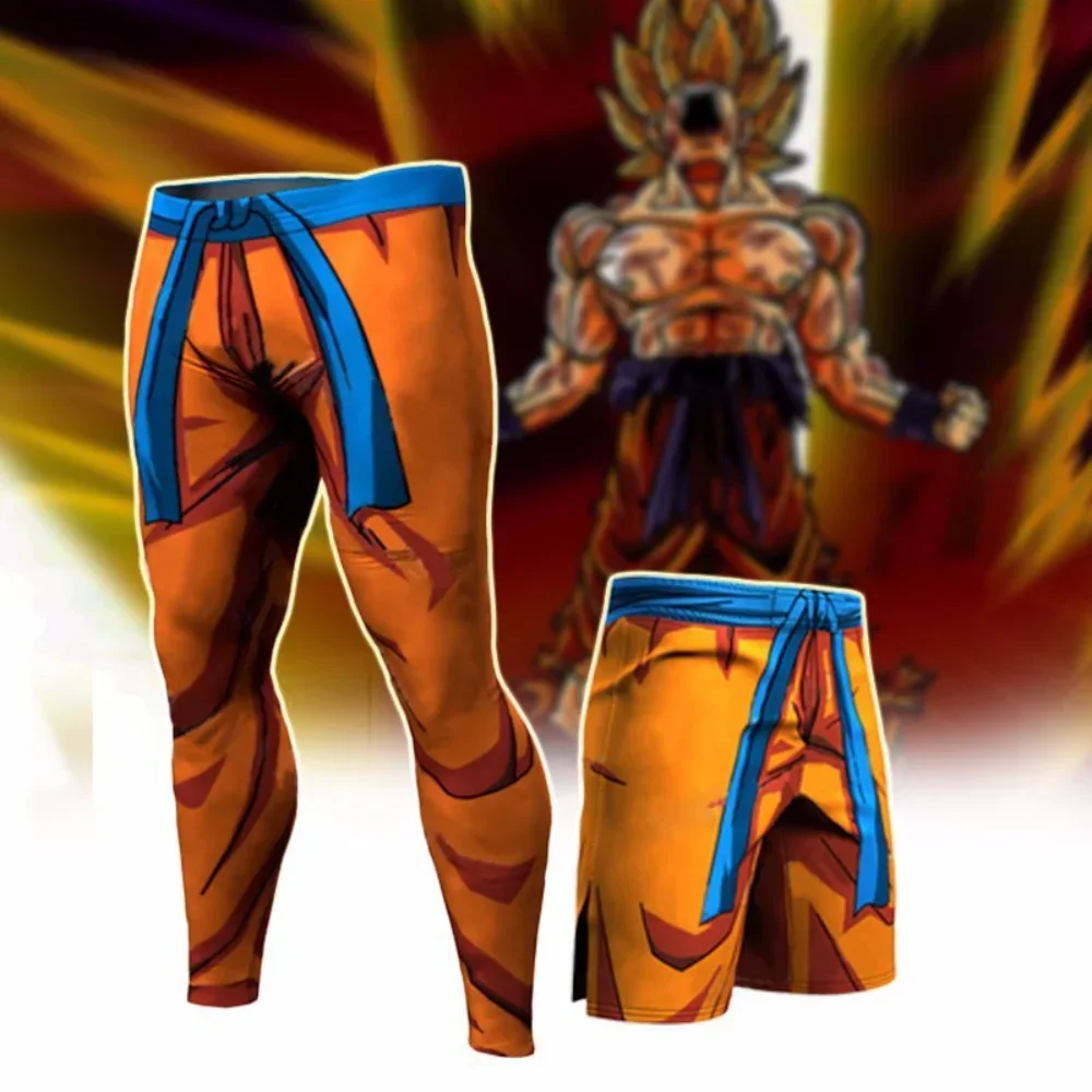 Goku Men Skinny Legging Compre - Compression Long Pant のレビューと価格