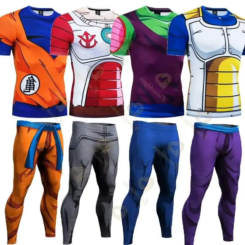Goku Men Skinny Legging Compre - Compression Long Pant のレビューと価格