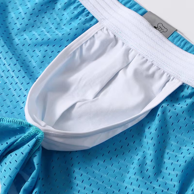 Men Mesh Lounge Shorts Vintage - Mesh Sport Boxer のレビューと価格