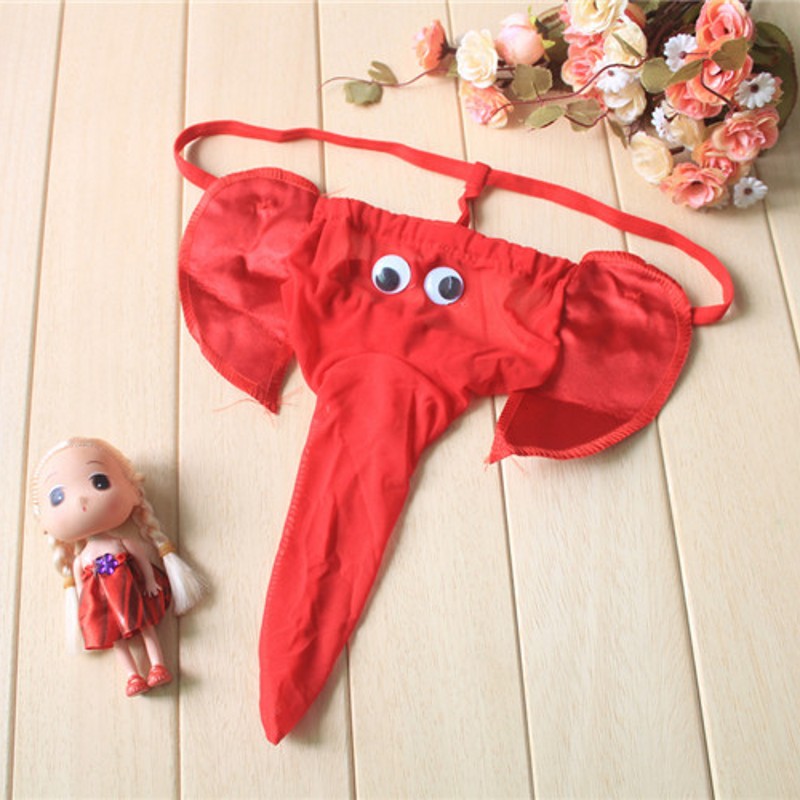 Men's Sexy Elephant Thong Unde - Trunk Breathable Men のレビューと価格
