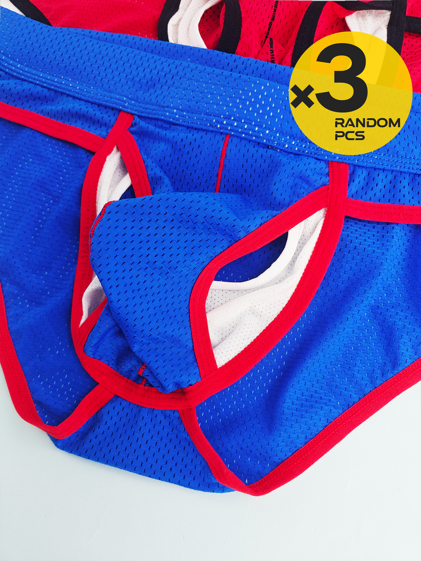 3Pcs Men Mesh Boxer Briefs Con - Mesh Sport Boxer のレビューと価格