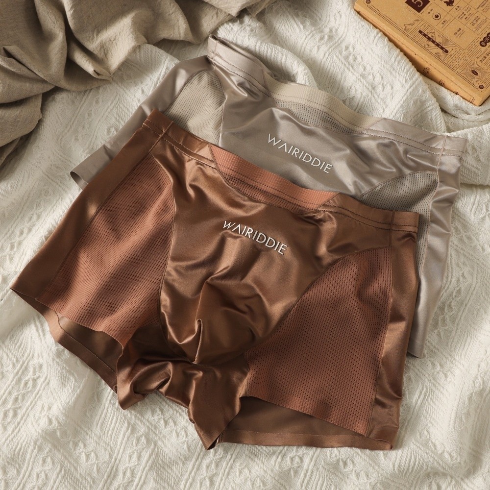Simple Mesh Ice Silk Underwear - Mesh Sport Boxer のレビューと価格