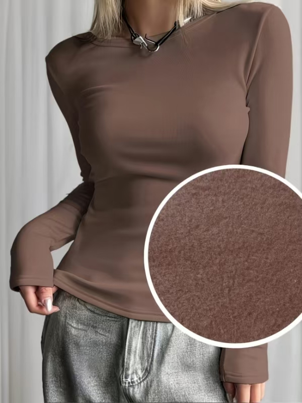 Women's Fleece Lined Base Laye - Base Layer Top のレビューと価格