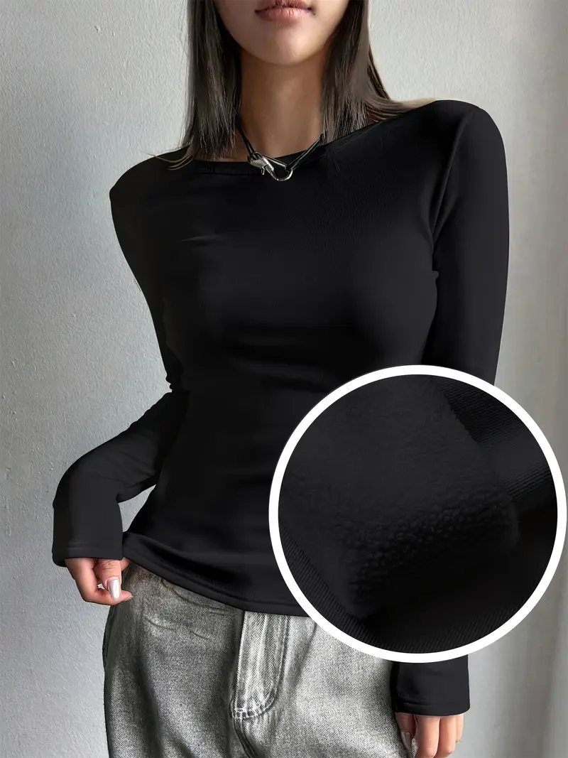 Women's Fleece Lined Base Laye - Base Layer Top のレビューと価格
